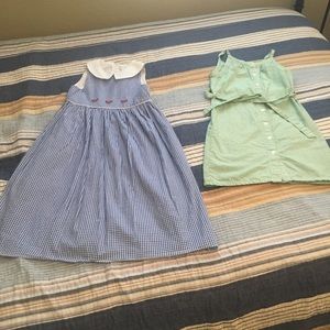 Girl’s cotton dress duo Talbot and Funtasia